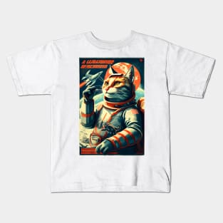 Space cat Kids T-Shirt